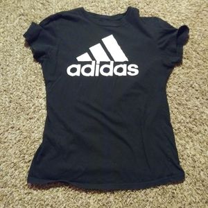 Adidas black short sleeve shirt